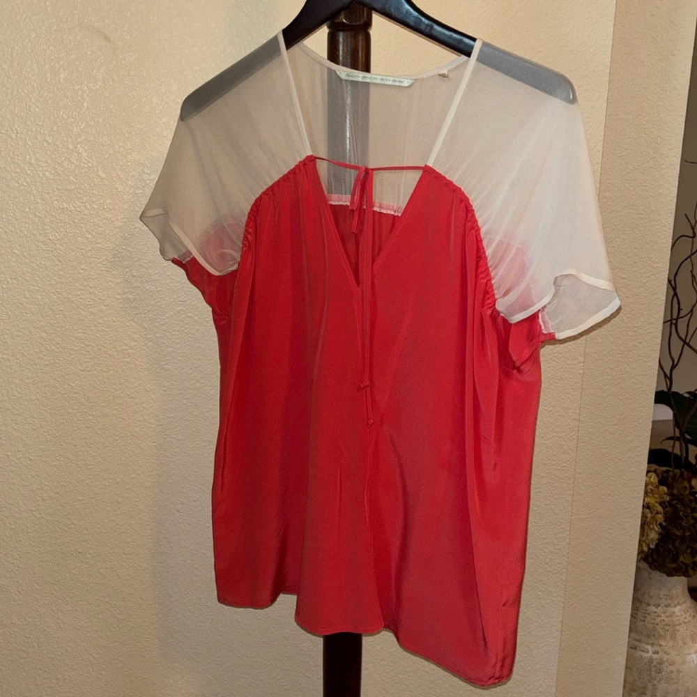 Twelfth Street by Cynthia Vincent silk blouse